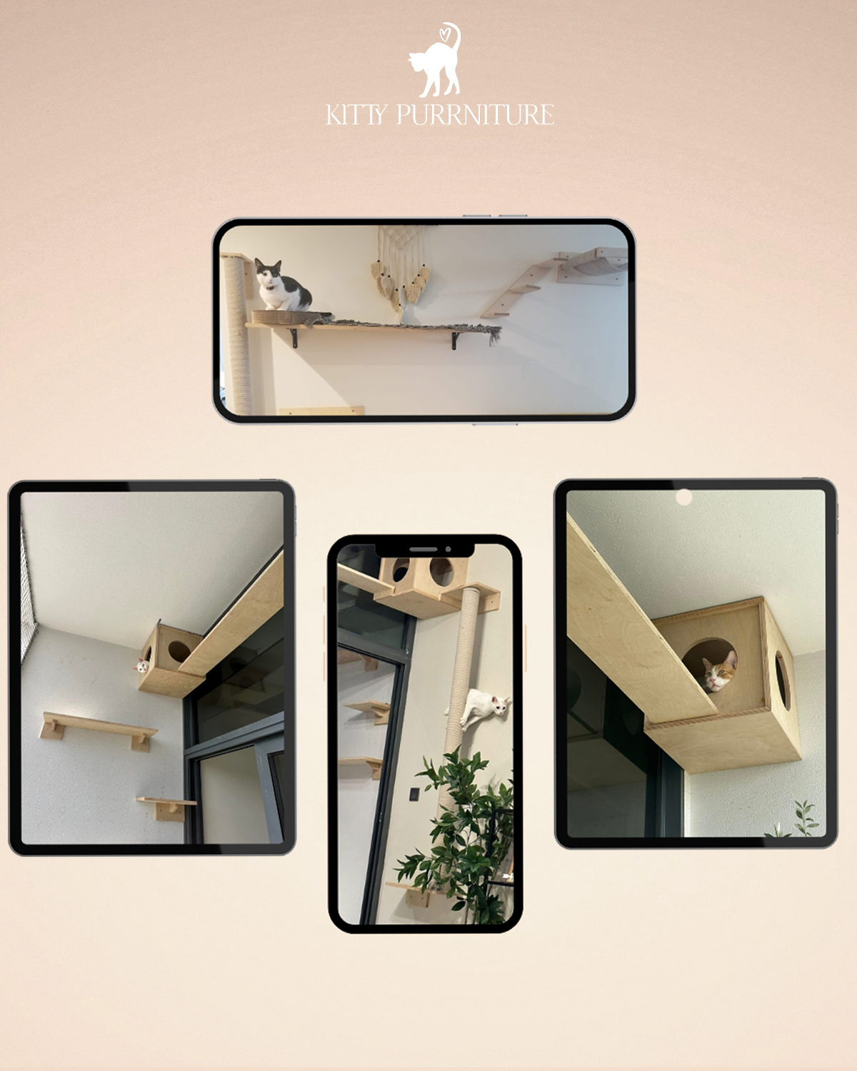 Customised wall Mounts - 100 Dirhams mentioned in the price is for the experts visit