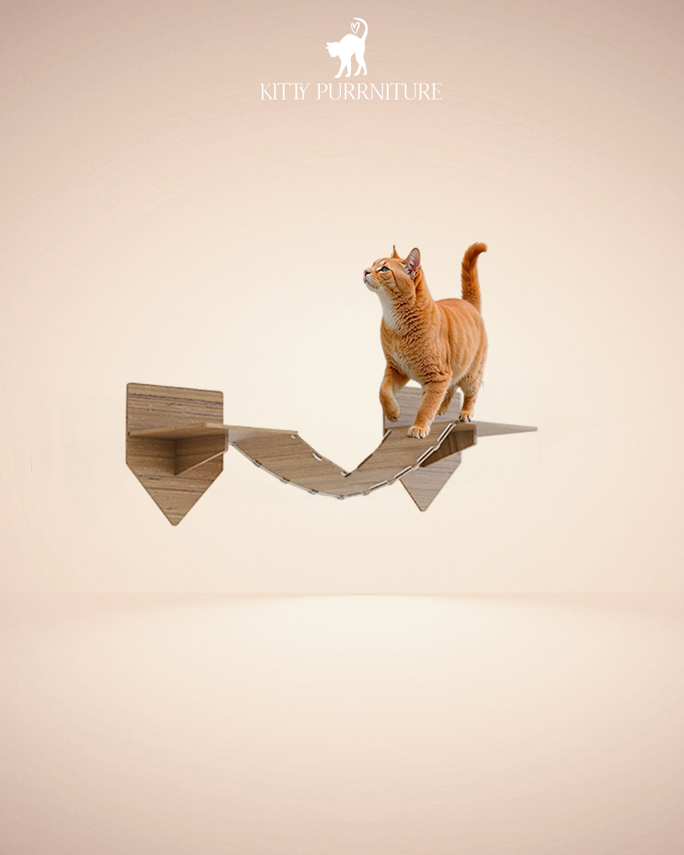 Purr Bridge - SmallOak wood